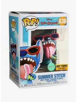 Hot Sale 🧨 Funko Disney Lilo & Stitch Pop! 🌞 Summer Stitch (Scented) Vinyl Figure Hot Topic Exclusive 🎁 -lilo and stitch shop 12510635 av2