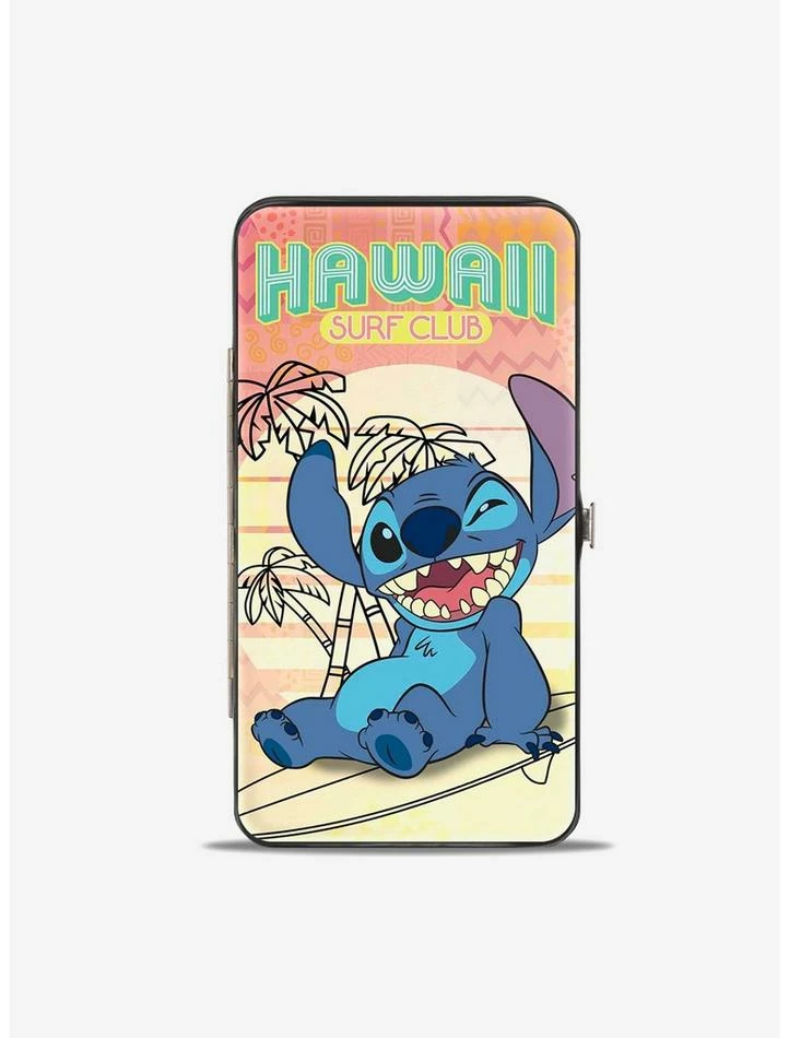 Cheapest ๐ฅ Disney Lilo & Stitch Hawaii Surf Club Stitch Winking Pose Hinged Wallet โญ 3 Cheapest ๐ฅ Disney Lilo & Stitch Hawaii Surf Club Stitch Winking Pose Hinged Wallet โญ