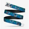 Best deal 🛒 Disney Lilo & Stitch Expressions Hibiscus Collage Green Blue Fade Seatbelt Belt 🌟 -lilo and stitch shop 12578237 hi
