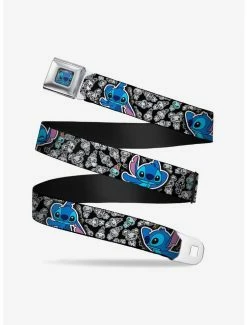 Cheapest ⭐ Disney Lilo & Stitch Poses Mini Scrump Scattered Seatbelt Belt ⭐