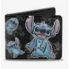 Promo 🔔 Disney Lilo & Stitch Hibiscus Stitch Sketch Bi-Fold Wallet 🎁 -lilo and stitch shop 12578337 hi