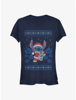 Best reviews of ⌛ Disney Lilo & Stitch 🎄 Christmas Stitch 👧 Girls T-Shirt 🥰