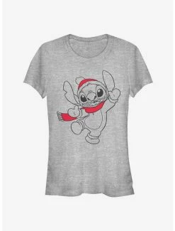 Best reviews of ❤️ Disney Lilo & Stitch ❄ Christmas Stitch Outline 👧 Girls T-Shirt 🤩
