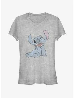 Best Sale ❤️ Disney Lilo & Stitch Half Tone Stitch 👧 Girls T-Shirt 😍