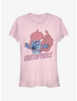Brand new 😍 Disney Lilo & Stitch Unstoppable Stitch 👧 Girls T-Shirt 😀