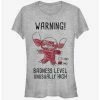 Coupon 🌟 Disney Lilo & Stitch Warning Drawing Sitch 👧 Girls T-Shirt 👏 -lilo and stitch shop 14116001 hi