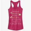 Best Sale ⌛ Disney Lilo & Stitch Ohana Family Quoted 👧 Girls Tank 🎁 -lilo and stitch shop 14116289 hi