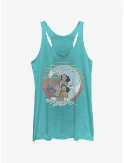 Top 10 🌟 Disney Lilo & Stitch Retro Rainbow 👧 Girls Tank 😍