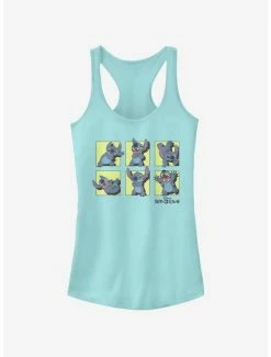 Coupon ❤️ Disney Lilo & Stitch Stitch Poses 👧 Girls Tank 💯