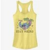Promo 😀 Disney Lilo & Stitch Trippy Stitch 👧 Girls Tank 😀