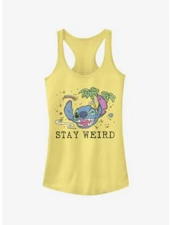 Promo 😀 Disney Lilo & Stitch Trippy Stitch 👧 Girls Tank 😀