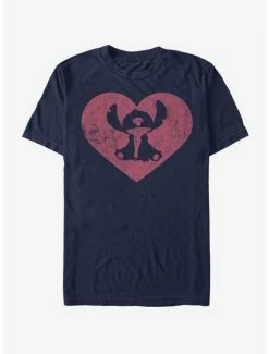 Wholesale 👏 Disney Lilo & Stitch Stitch Heart T-Shirt 🧨