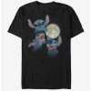 New 🛒 Disney Lilo & Stitch Three Stitch Moon T-Shirt 🤩