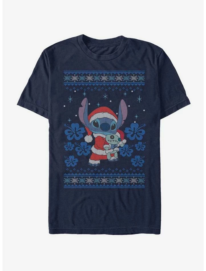 Best Sale ⭐ Disney Lilo & Stitch Holiday Stitch T-Shirt 😀 3 Best Sale ⭐ Disney Lilo & Stitch Holiday Stitch T-Shirt 😀