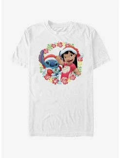 Best Pirce ⌛ Disney Lilo & Stitch Holiday Lilo And Stitch T-Shirt 🥰