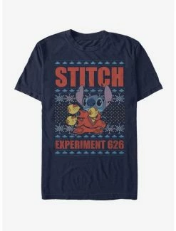 Cheap 💯 Disney Lilo & Stitch Holiday Stitch Experiment 626 T-Shirt 💯