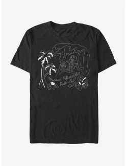 Hot Sale 💯 Disney Lilo & Stitch Hawaiian Rollercoaster Ride T-Shirt ⭐