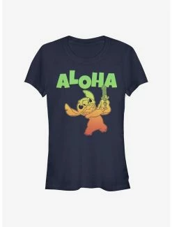Outlet ❤️ Disney Lilo & Stitch Aloha Stitch 👧 Girls T-Shirt 🌟