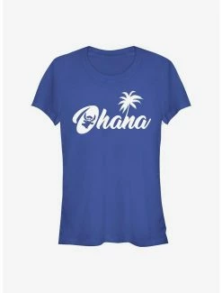 Wholesale 🌟 Disney Lilo & Stitch Sillhouette Ohana 👧 Girls T-Shirt 👏