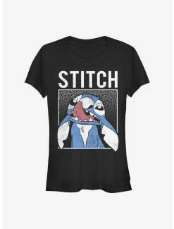 Promo 🔔 Disney Lilo & Stitch Savage Stitch 👧 Girls T-Shirt ⭐
