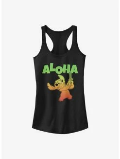 New 🌟 Disney Lilo & Stitch Aloha Stitch 👧 Girls Tank 🔥