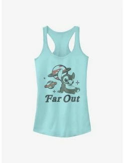 Discount 🎁 Disney Lilo & Stitch Far Out Stitch 👧 Girls Tank ⌛