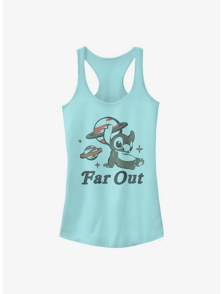 Discount 🎁 Disney Lilo & Stitch Far Out Stitch 👧 Girls Tank ⌛ 3 Discount 🎁 Disney Lilo & Stitch Far Out Stitch 👧 Girls Tank ⌛