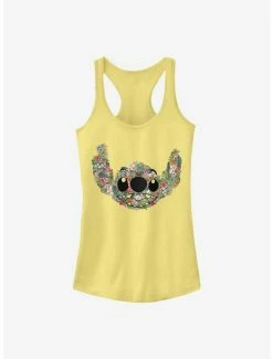 Cheap ✔️ Disney Lilo & Stitch Floral 👧 Girls Tank 🤩