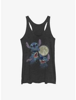 Promo 😉 Disney Lilo & Stitch Three Stitch Moon 👧 Girls Tank 🔔