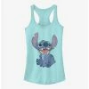 Brand new 💯 Disney Lilo & Stitch Basic Happy Stitch 👧 Girls Tank ✨ -lilo and stitch shop 14446548 hi