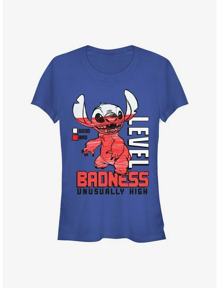 Buy ❤️ Disney Lilo & Stitch Badness Level 👧 Girls T-Shirt 😍 3 Buy ❤️ Disney Lilo & Stitch Badness Level 👧 Girls T-Shirt 😍
