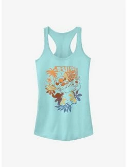 Best Sale 👍 Disney Lilo & Stitch Aloha Stitch 👧 Girls Tank 😉