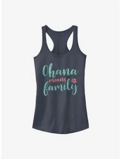 Deals 🧨 Disney Lilo & Stitch Ohana Script 👧 Girls Tank 👍