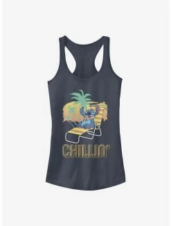 Coupon 🛒 Disney Lilo & Stitch Chillin' 👧 Girls Tank 🤩