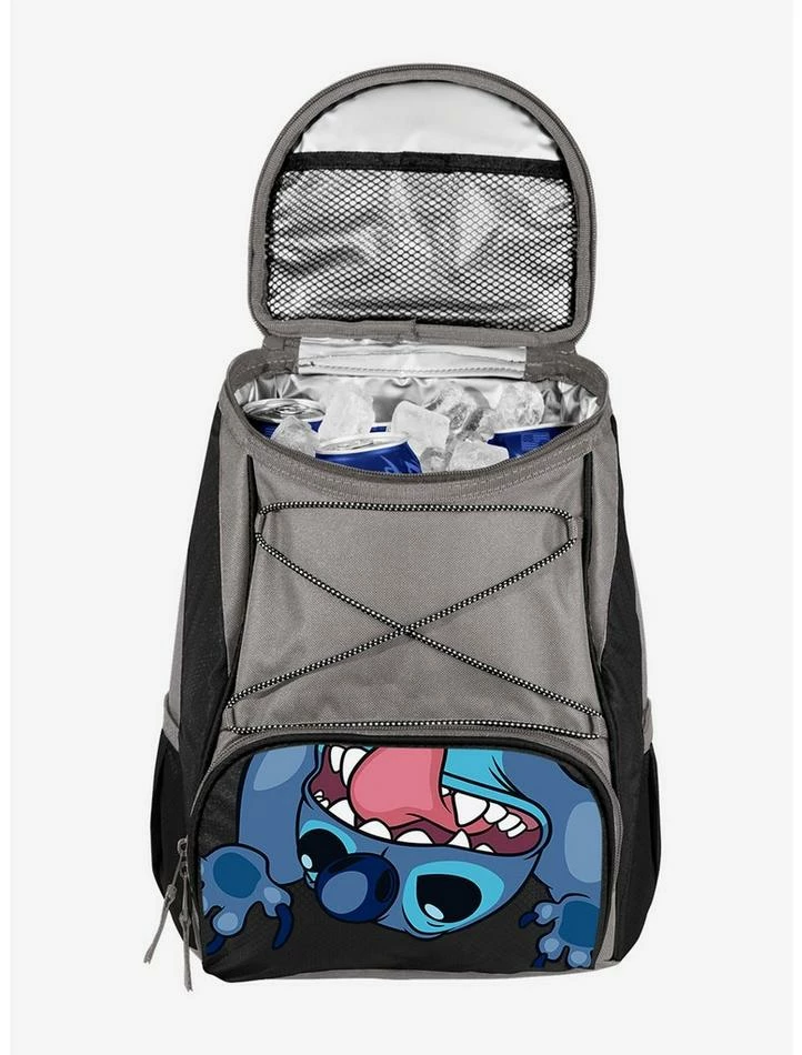 New 😍 Disney Lilo and Stitch 🎒 Backpack Cooler Stitch Black 👍 4 New 😍 Disney Lilo and Stitch 🎒 Backpack Cooler Stitch Black 👍 - Image 2