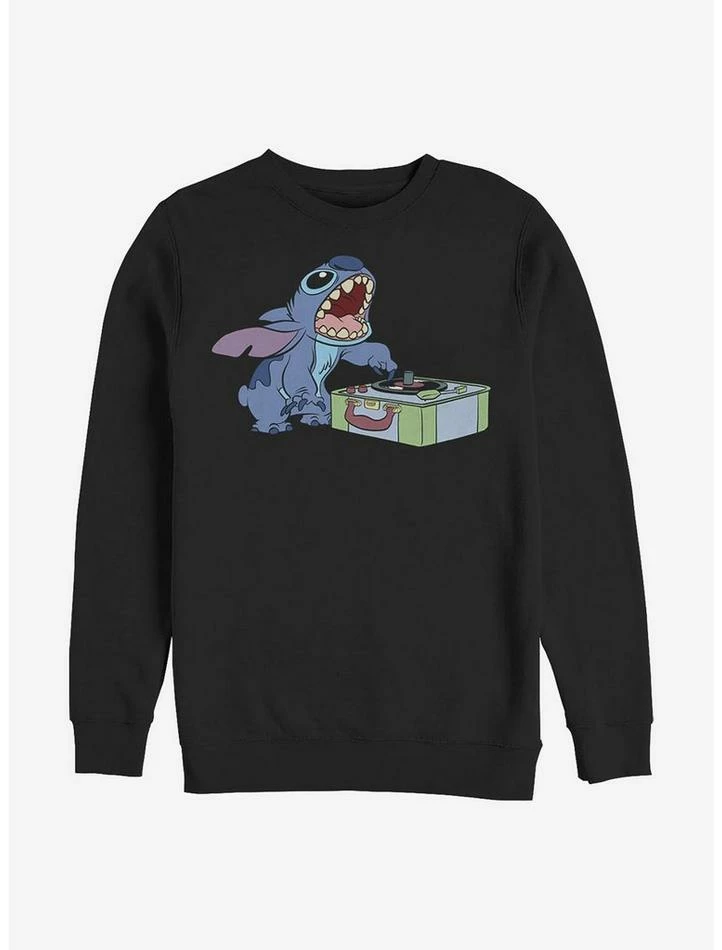 Cheap ๐ Disney Lilo & Stitch D.J. Stitch Crew Sweatshirt ๐ 3 Cheap ๐ Disney Lilo & Stitch D.J. Stitch Crew Sweatshirt ๐