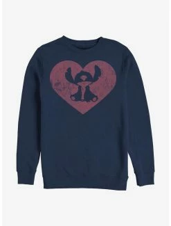 Wholesale ⌛ Disney Lilo & Stitch Heart Crew Sweatshirt 🥰