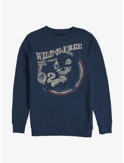 Promo 🧨 Disney Lilo & Stitch Wild N Free Crew Sweatshirt 🥰