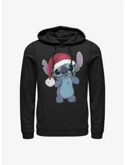 Budget 💯 Disney Lilo & Stitch Santa Hat Hoodie 👏