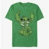 Best Pirce 👏 Disney Lilo & Stitch Clover Fill T-Shirt 💯 -lilo and stitch shop 15177621 hi