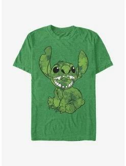 Best Pirce 👏 Disney Lilo & Stitch Clover Fill T-Shirt 💯