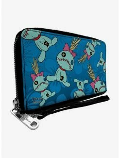 Deals 🛒 Disney Lilo & Stitch Scrump Hibiscus Zip Around Wallet 😍