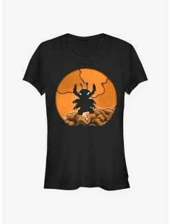 Coupon 😀 Disney Lilo & Stitch Spooky 626 👧 Girls T-Shirt 🔔