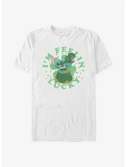 Best Sale ⌛ Disney Lilo & Stitch I'm Feelin Lucky T-Shirt 👍