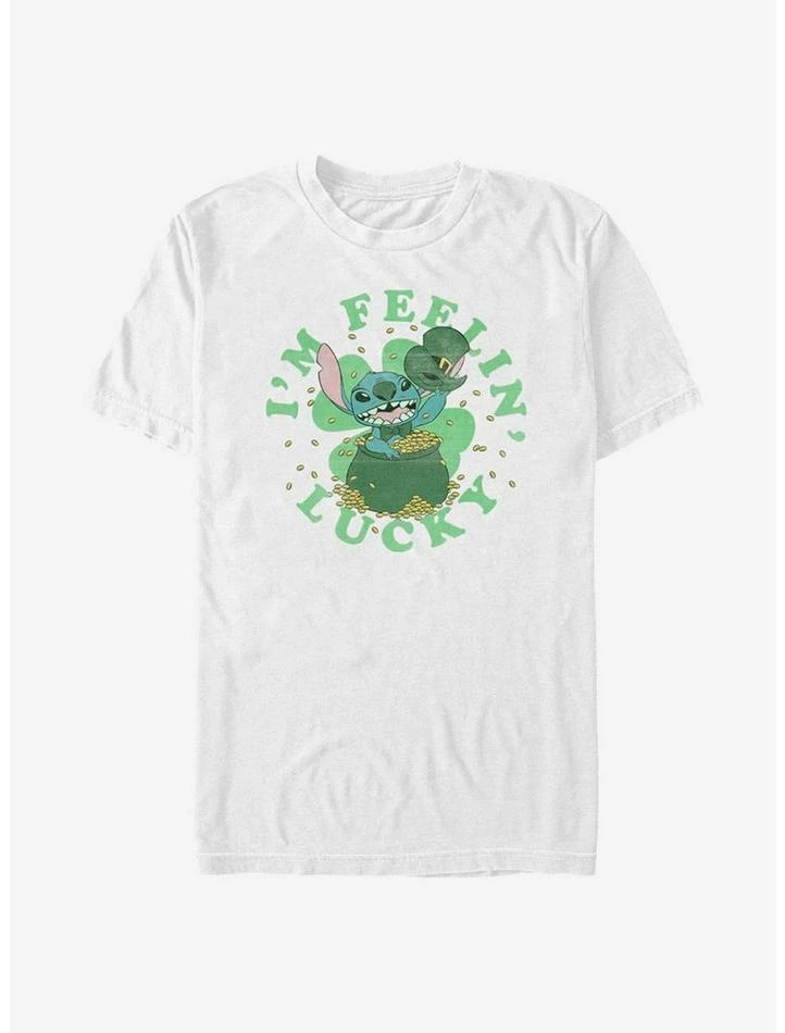 Best Sale ⌛ Disney Lilo & Stitch I'm Feelin Lucky T-Shirt 👍 3 Best Sale ⌛ Disney Lilo & Stitch I'm Feelin Lucky T-Shirt 👍