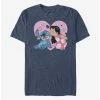 New 🥰 Disney Lilo & Stitch Lilo And Valentine Kisses T-Shirt ✨ -lilo and stitch shop 15387926 hi