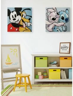 Cheap 👏 Disney Lilo & Stitch And Angel Canvas Wall Décor 👍 -lilo and stitch shop 15442537 av3