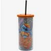 Promo 💯 Disney Lilo & Stitch Glow-In-The-Dark Pumpkin Acrylic Travel Cup ⭐ -lilo and stitch shop 15450481 hi