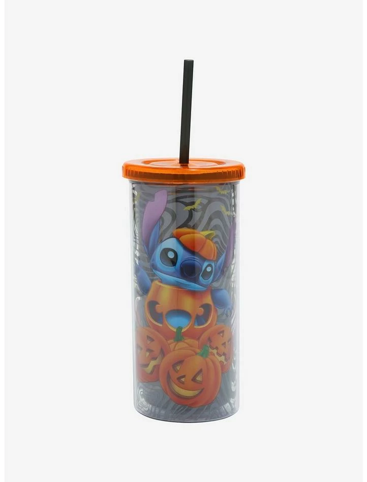 Promo π― Disney Lilo & Stitch Glow-In-The-Dark Pumpkin Acrylic Travel Cup β 3 Promo π― Disney Lilo & Stitch Glow-In-The-Dark Pumpkin Acrylic Travel Cup β