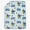 Flash Sale 🧨 Disney Lilo & Stitch Sleepy Stitch & Pineapples Throw Blanket 🎁 -lilo and stitch shop 15601724 hi